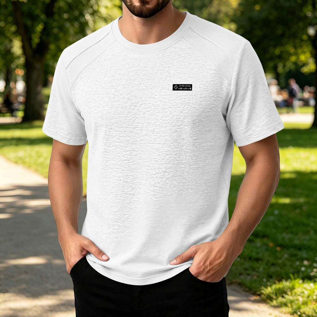 Men's Short Sleeve Neck T-Shirt for Casual Everyday Wear