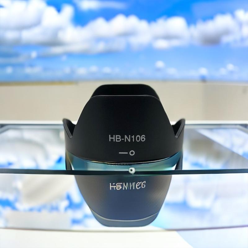 Lens Hood for DSLR Camera Lens HB-N106 Sunshade Reversible- for AF-P DX 18-55mm f/3.5-5.6G Outdoor Photography