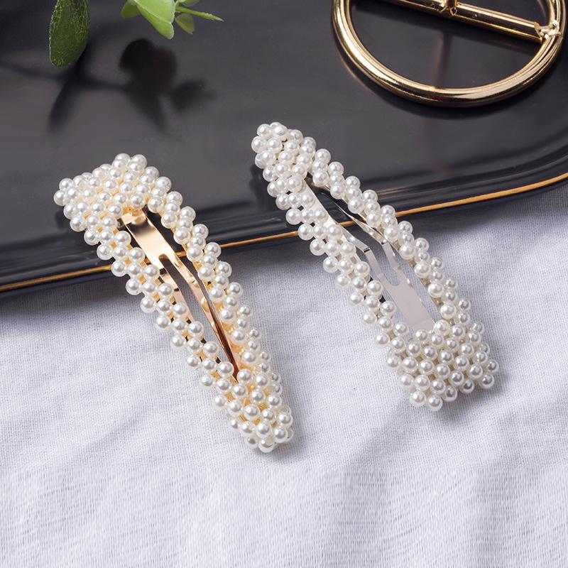 New Fashion Hair Stick Princess Hair Pin Pearl Hair Pins Hair Accessories Bobby Pin Hair Clip Side Clip Duckbill  Barrettes