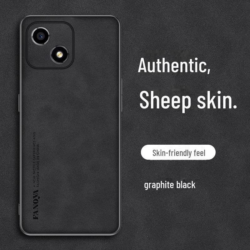 

Honor Play 30 Lambskin Business Phone Case - Solid Color, Anti-Fall Protective Shell Play 30