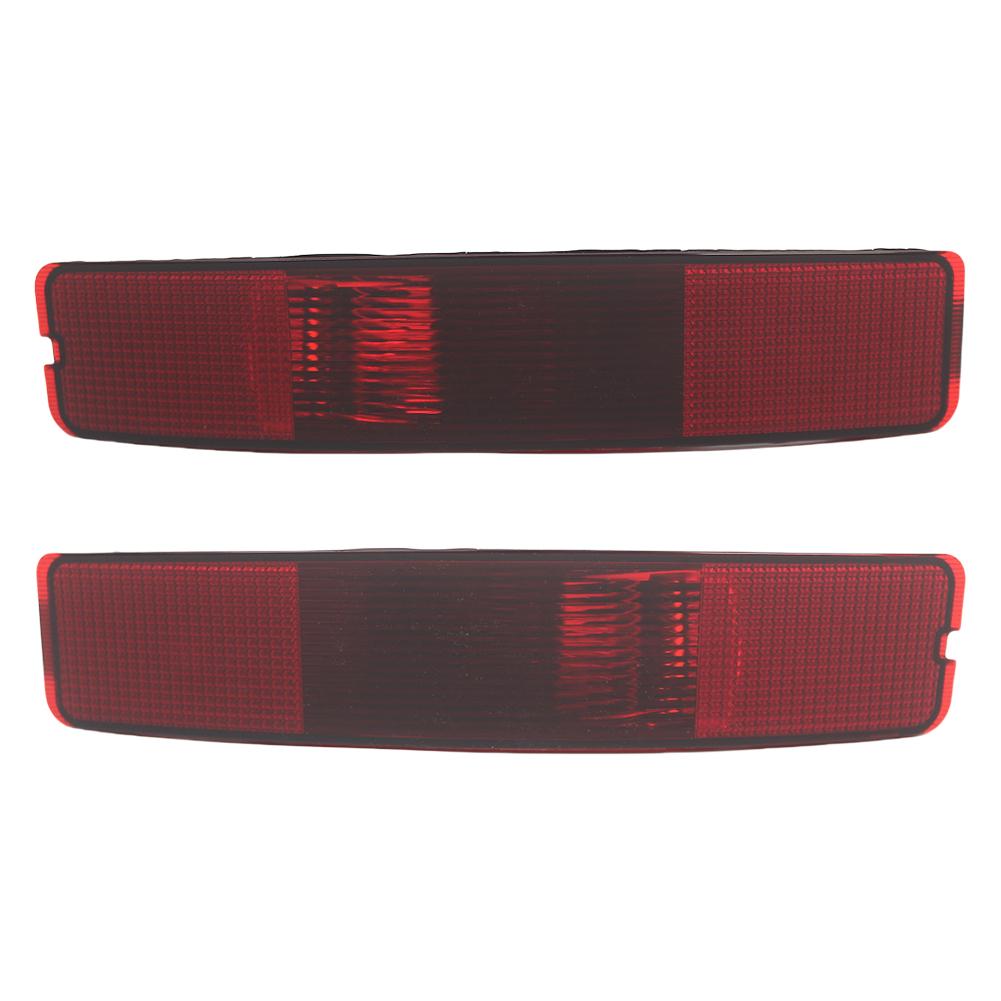 Red Rear Bumper Tail Central Fog Lamp Rear Bumper Tail Light Rear Bumper Reflector Stop Lamp for Volvo XC90 2003 2004 2005 2006