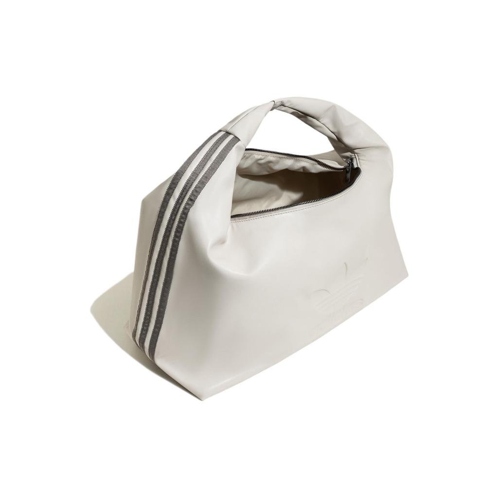 Adidas Originals Fashion Sports Three Leaf Clover Zipper Head Cloud Bag Women Handbag Black JE3209
