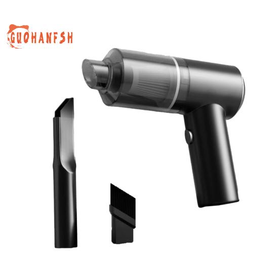 

Портативный автомобильный пылесос с суперсильным всасыванием, мощный USB-аккумулятор с быстрой зарядкой, 1200 мАч, для домашнего офиса, чистки автомобиля чёрный