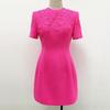 2025 Elegant European & American Beaded Dress with 3D Embroidery