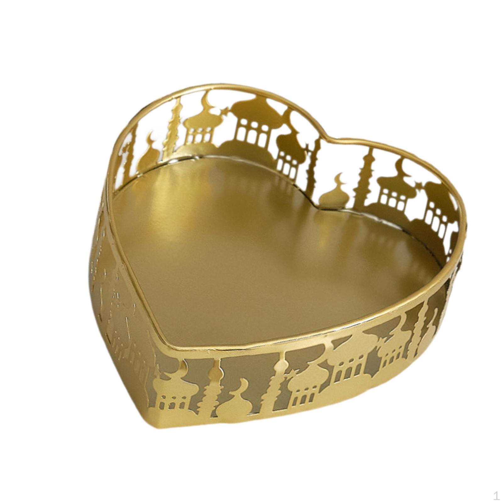 

Поднос для кексов Рамадан Настольный органайзер Элегантный Современный Орехи Декоративный 19x17x4.5 cm