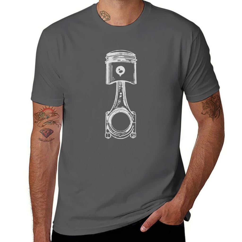 Piston TShirt Fashion Simple Casual Tee Shirt