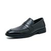 Men Brown Loafers Thick Sole Platform Height Increase Black Classic Business Office Dress Prom Tuxedo Party Shoes