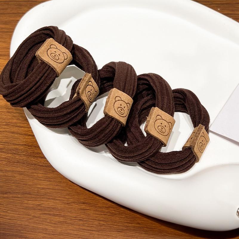 Koreanischer minimalistischer Haargummi - Stilvolles Gummiband für Mädchen & Kinder, Trendiges Haaraccessoire