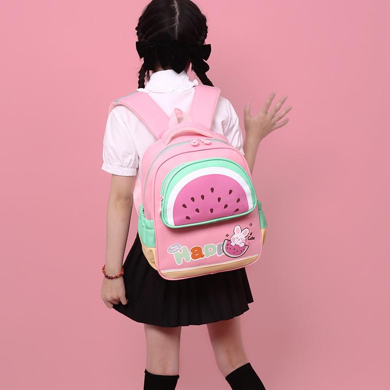 Adorable Trendy Kindergarten Backpack For Girls Cute Nylon Cartoon Design