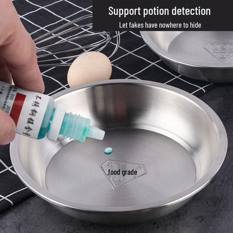 Hanton 304 Stainless Steel Round Bone Plate, 20cm