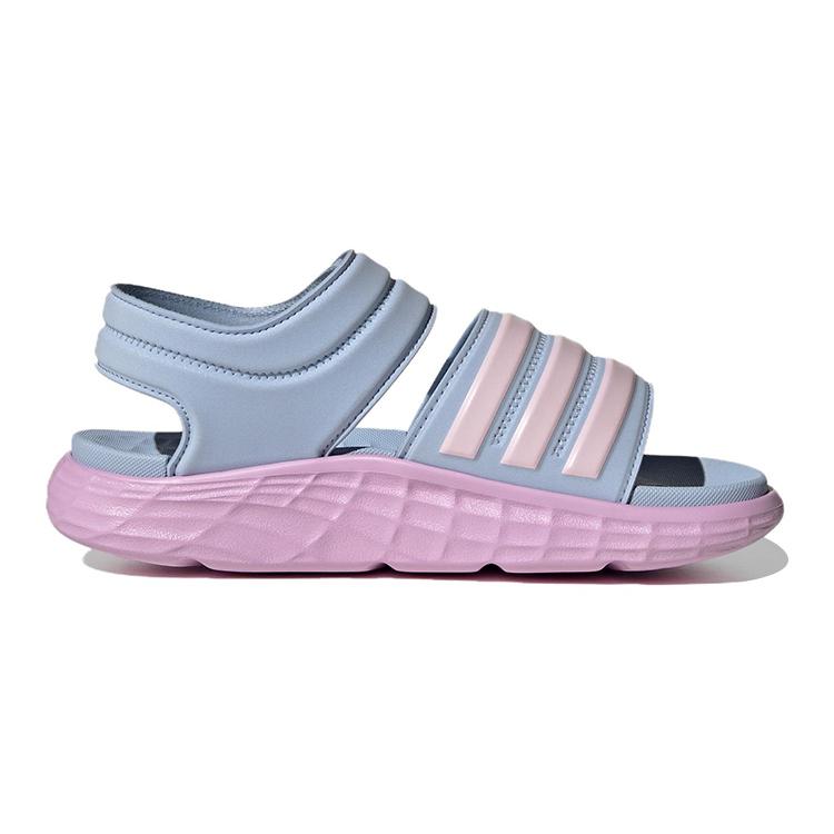 adidas Duramo Sandals Slides Slip Resistant Abrasion Resistant Children's Sandals Blue Pink Kids' HP5834
