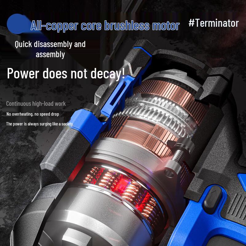 CHNT 550N.m Brushless Lithium Impact Wrench CN plug (adapter included)