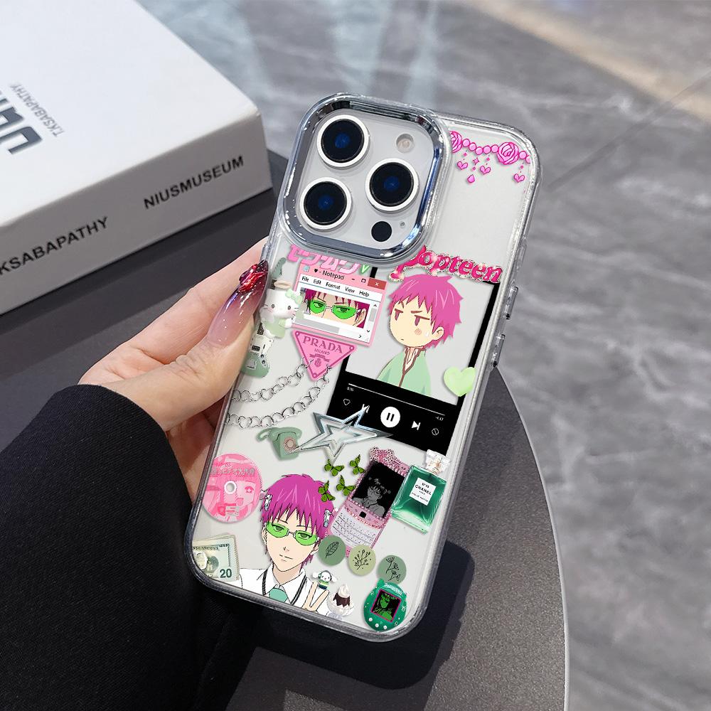 Anime Saiki Kusuo Phone Case for Samsung Galaxy S25 S24 S23 S22 S21 S20 Note20 FE Ultra Edge Plus 4G 5G Transparent Soft Cover