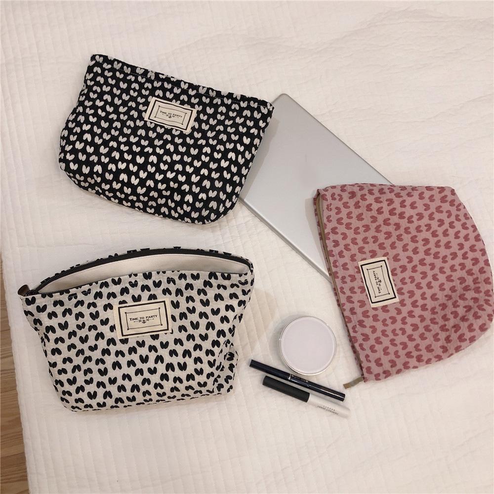 33 Printed Cosmetic Bag for Women,Small Makeup Organizer Travel Toiletry Zipper Bag