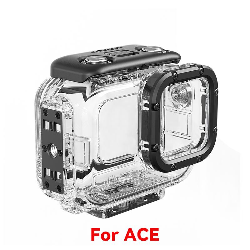 

60M дайвинг футляр водонепроницаемый корпус для Insta360 Ace Pro 2/Pro защитный чехол для Insta360 Ace спортивные аксессуары для камеры