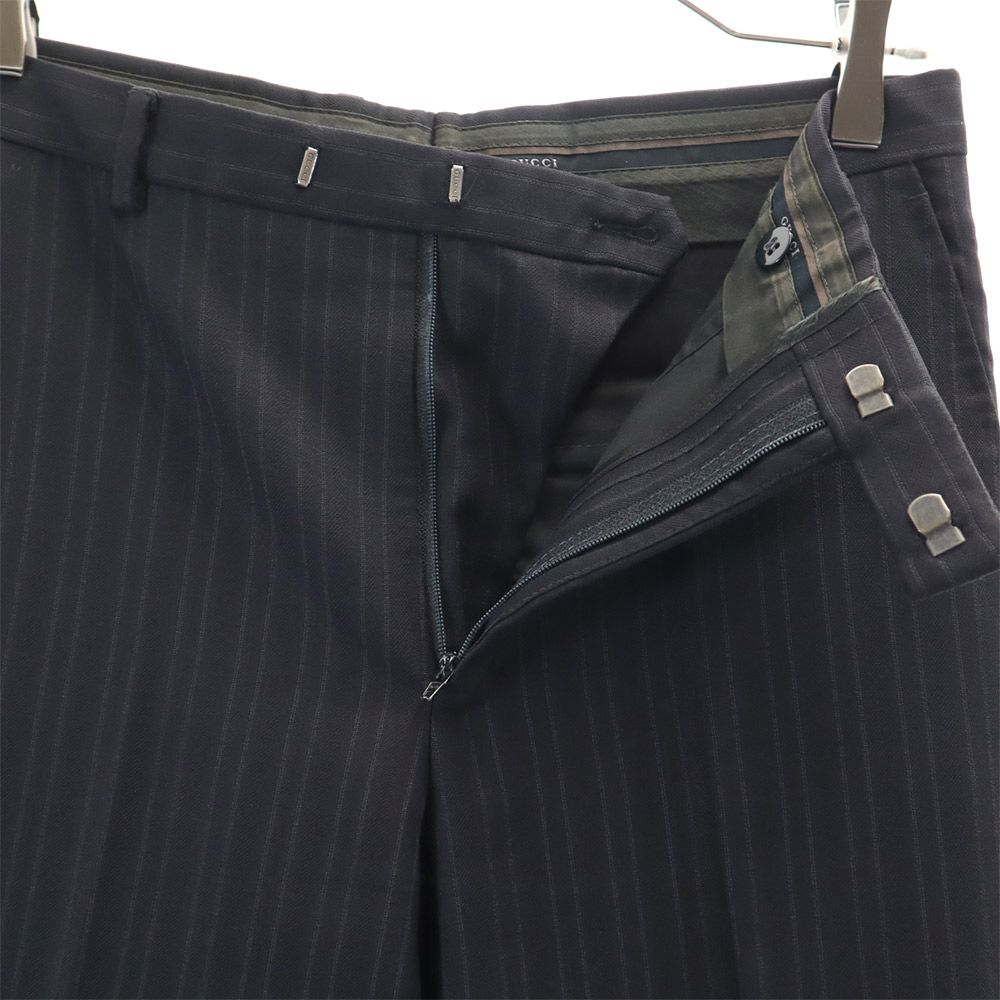 GUCCI Made in Italy wool suit Setup 44R Black series Men's Used