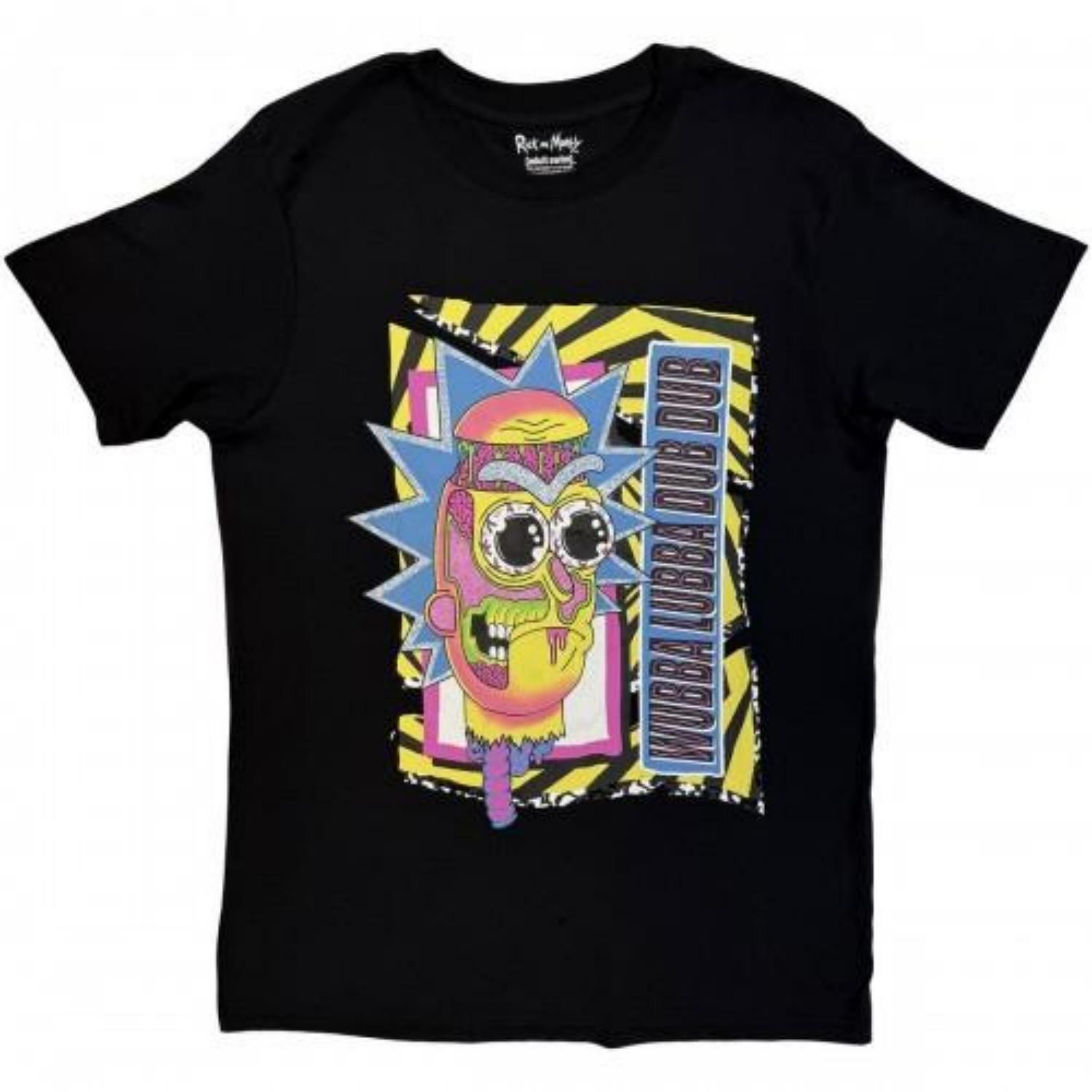 Rick And Morty Unisex Adult Wubba Lubba Dub Dub T-Shirt S