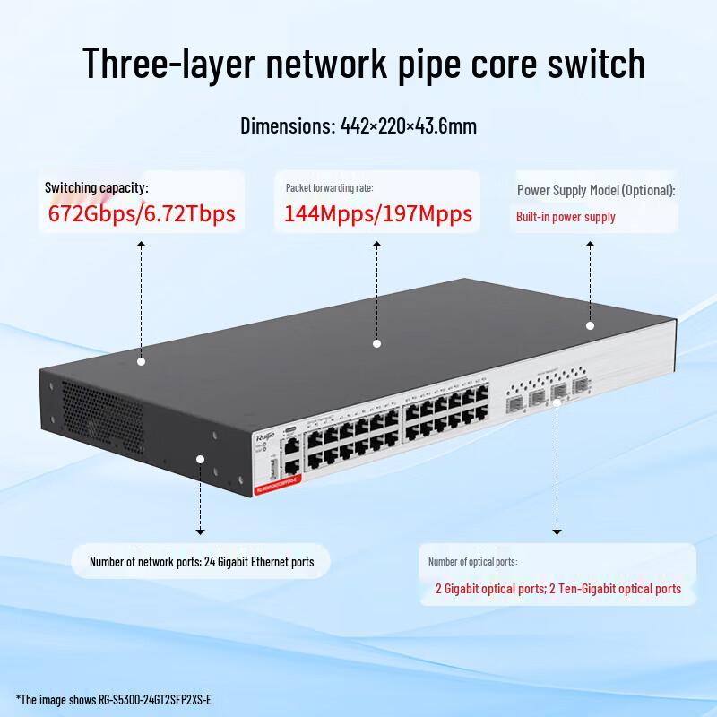 Ruijie RG-S5300 24-Port Gigabit Layer 3 Managed Core Switch