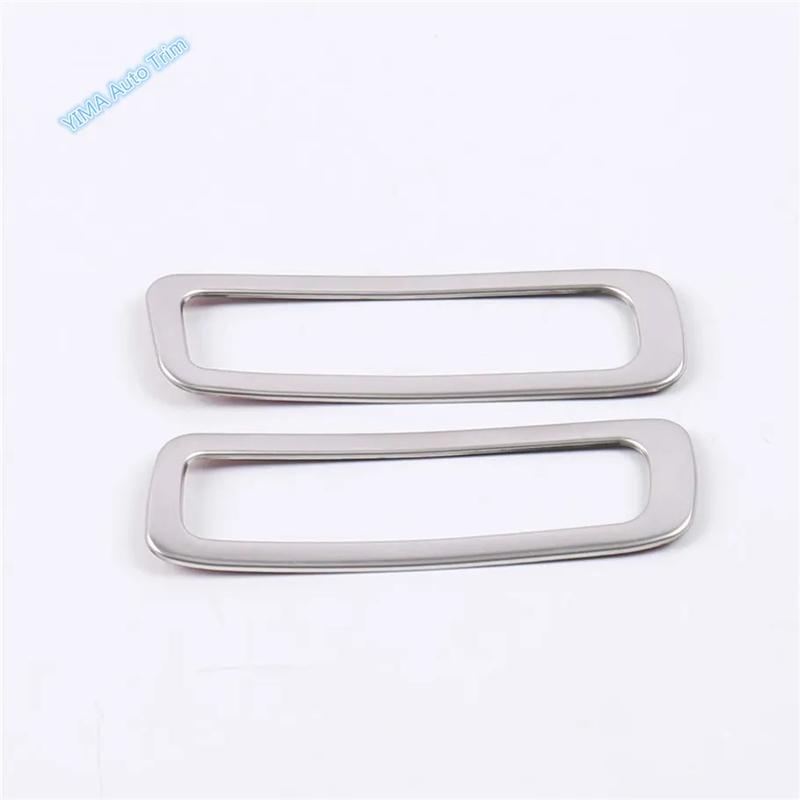Door Handle Bowl / Window Lift Button / Water Cup Holder Cover Trim For Mazda CX-5 2017 - 2024 Silver Car Interior Accessories