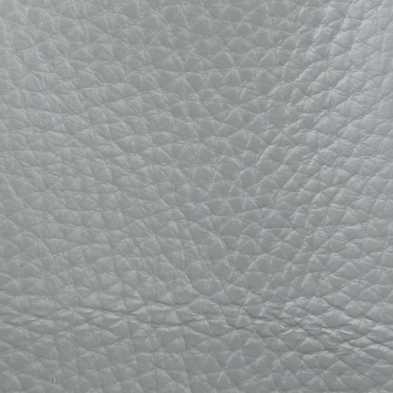 Grey blue top layer cowhide, lychee patterned genuine leather, 1.5mm thick soft cowhide, grey sofa seat headboard leather fabric