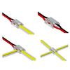 SMD/COB Welding-Free Transparent Led Connectors 5MM 8MM 10MM 2PIN For WS2811 WS2812B WS2815 5050 RGBW RGBCCT Led Light Strip