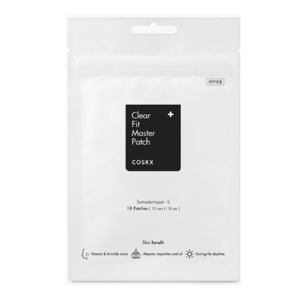 COSRX Clear Fit Master Patch Ultra-Thin Hydrocolloid Acne Spot Treatment 18 Sheets × 5 Packs