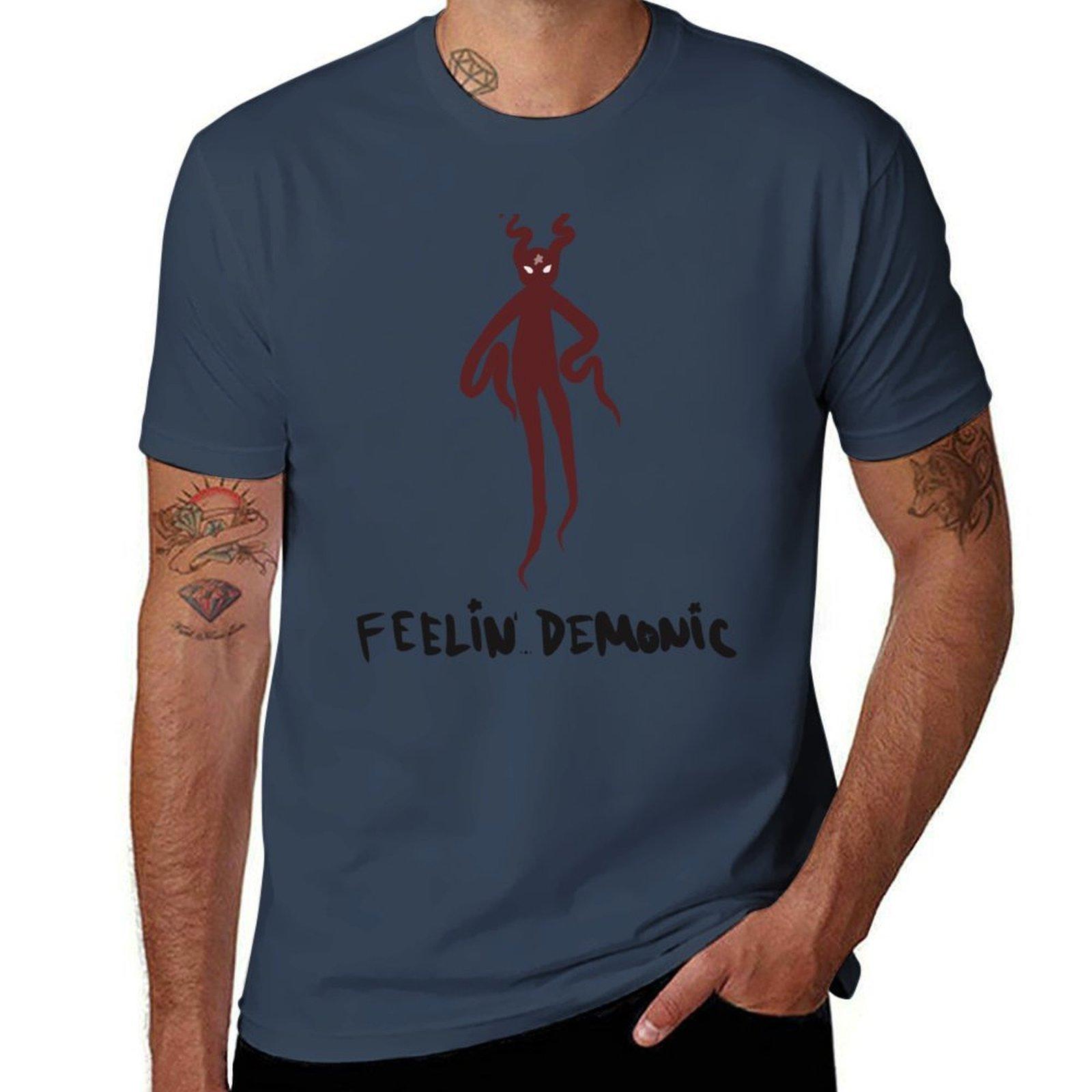 FEELIN DEMONIC TShirt Casual Basic Street Style TShirt S