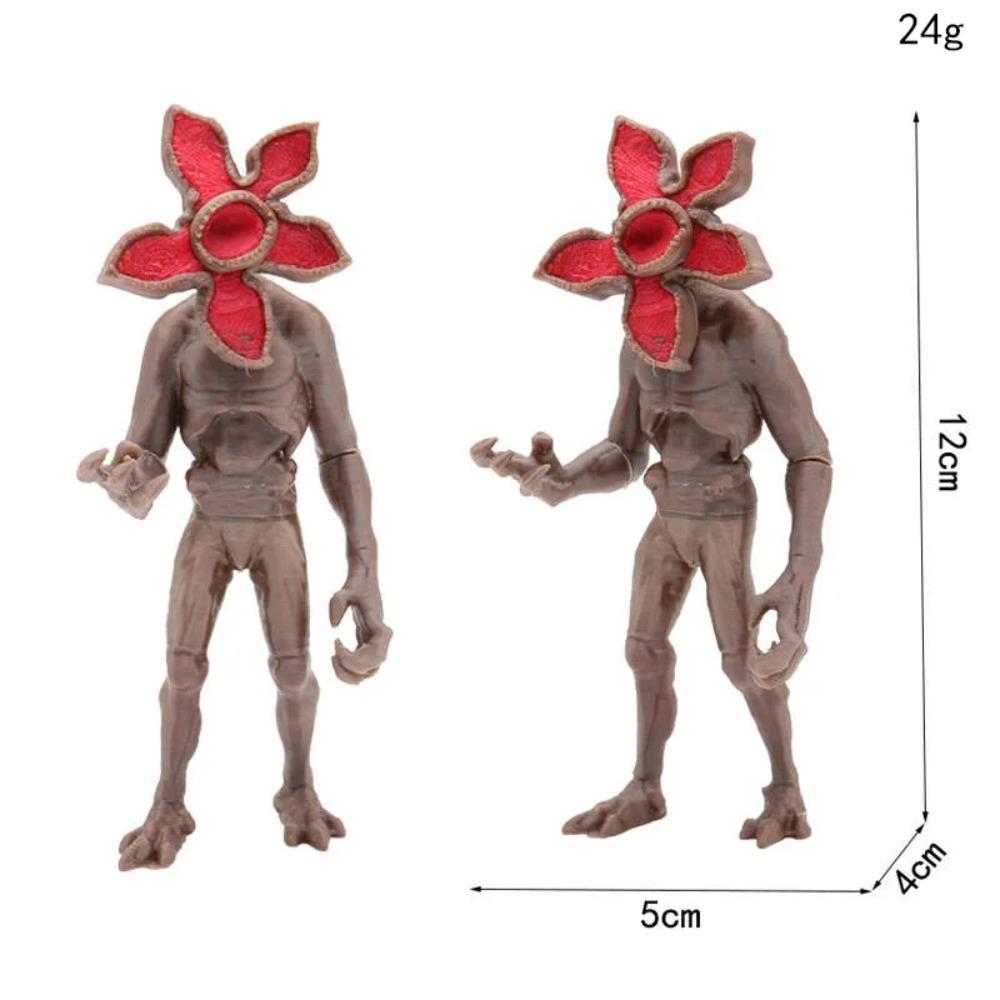 Colorful Printed Mind Flayer Demogorgon Flower Shaped Horror Steve s Carnivorous Plant Figures Monster Ornament Collectible Toys