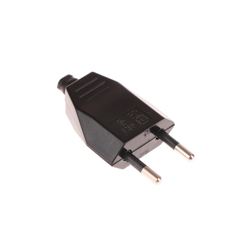 

1/2 шт. Промышленный винтажный стиль Переподключаемая вилка 250 В 2,5 А Переподключаемый европейский шнур питания Ce Вилка папа Разъем мама Электрическая вилка