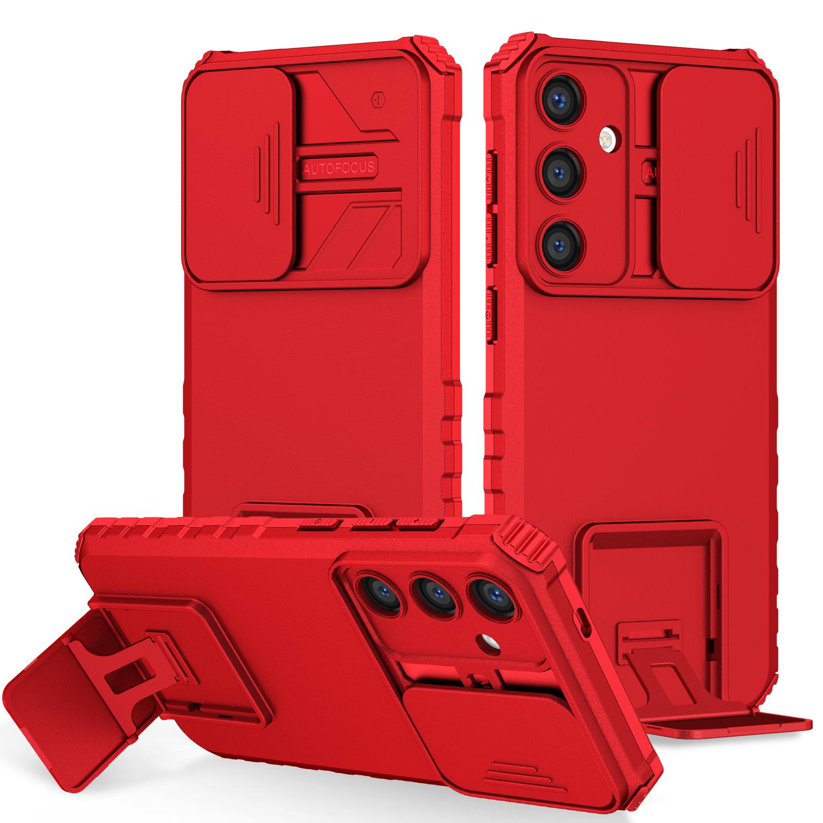 

For Samsung A57 5G A17 A 57 17 Kickstand Holder Phone Cover Case for Samsung Galaxy A57 Galaxya57 Hard Cell Phone Coque Galaxy A57 червоний