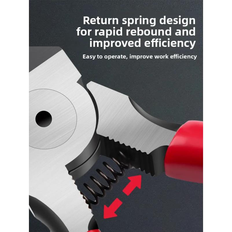 Sharp Diagonal Nozzle Pliers Electronic Cutting Tool for Plastic Gate Metal Wire Cable Precision Flush Cutter for DIY Repair