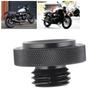 Aluminum Alloy Engine Oil Filler Cap Screw Plug Cover Fit for Scrambler Street Cup Noir
