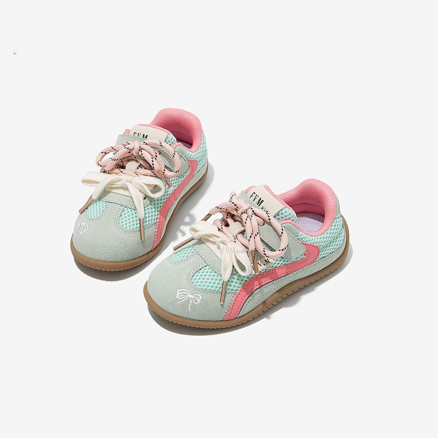 

Girls Casual Sports Shoes Red Spring Toddler Kids Soft Sole Sneakers size 31 зелений