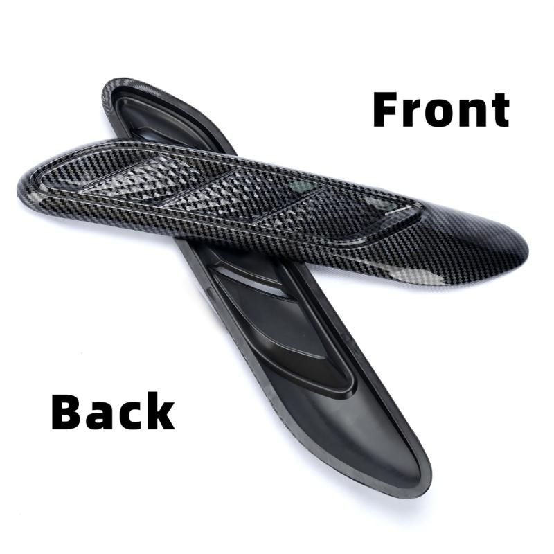 Upgrades s Auto Zijpaneel Luchtinlaten Roosters met Corrosiebestendige TPU Constructie Auto Buitenkant Accessoire voor Eenvoudige Doe-het-zelf Upgrades
