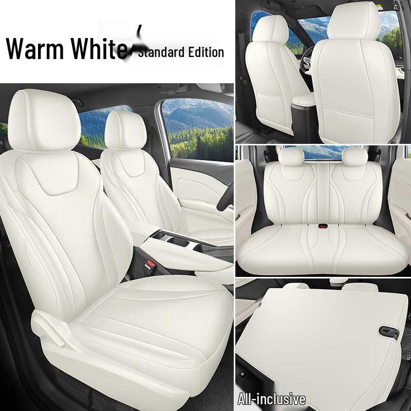 Cojín de Asiento de Coche de Cuero Seagull Modelo 26 - Edición Vitalidad y Libertad, Cobertura Total para Todas las Estaciones.