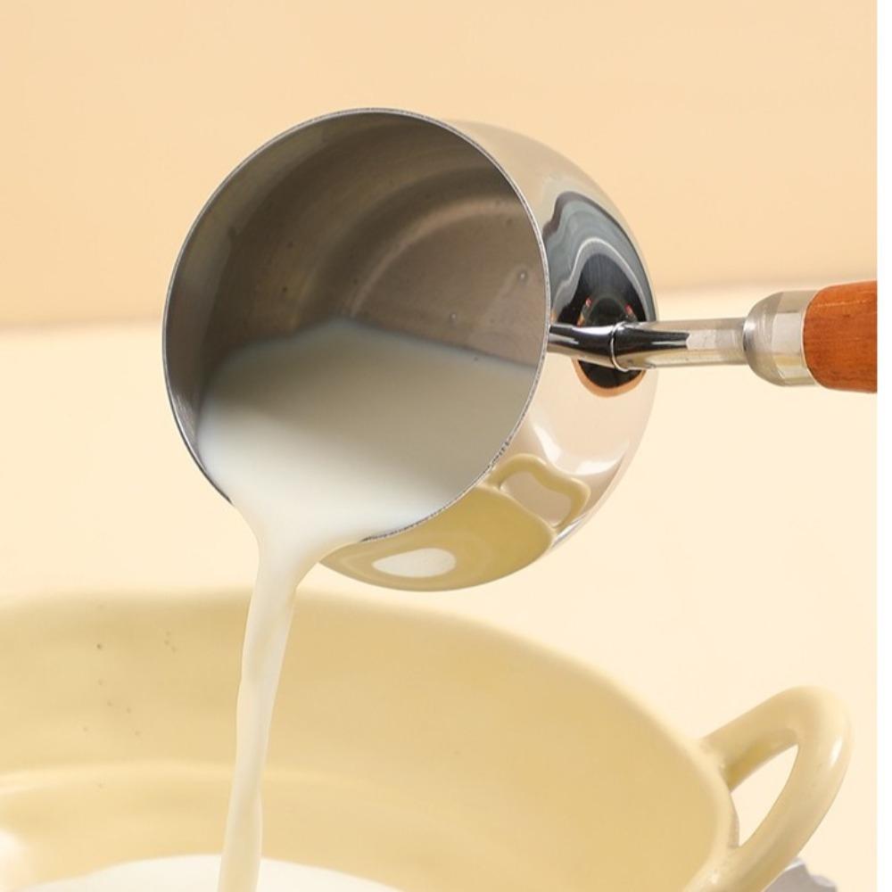 New Stainless Steel Milk Pot Small Multifunctional Cooking Sauce Bowl Thickened Noodle Bowl