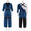 Anime Unisex Cosplay Costume Shinmon Benimaru Cosplay Costume Kimono Halloween Uniform Blue Suits For Adult