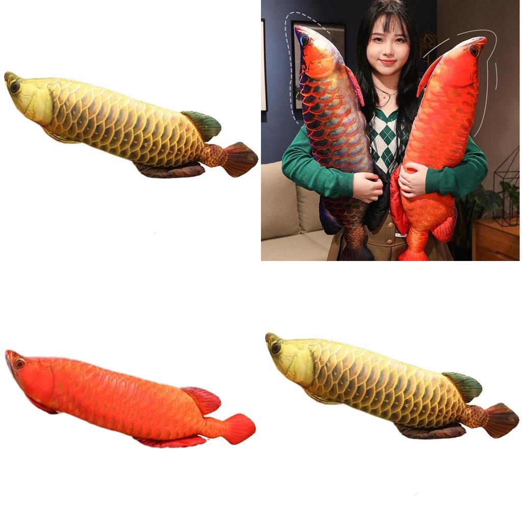 Kristall Ultra Weiche Plüschfisch Kissen Karpfen Schmerle Wels Stofftier Geschenk für Jugendliche