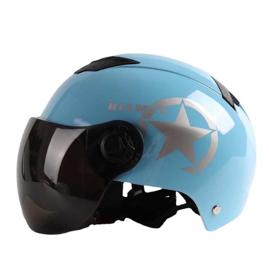 Scooter Bike Open Face Half Baseball Cap Anti-UV Safety Hard Hat Motocross Helmet Safety Motorcycle Helmet Multiple Color