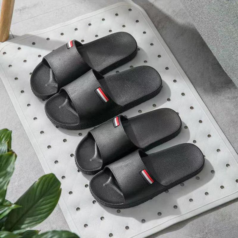 Men's and Women's Home Casual Slippers Hotel Bathroom Pool Non-Slip Sandals Indoor Shoes Summer Flag Design