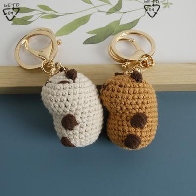 Mini-Capybara-Puppe Häkel-Schlüsselanhänger Für Paargeschenke Handgemacht Stricken Kleiner Bären-Schlüsselanhänger Für Autoschlüssel Anhänger Zubehör