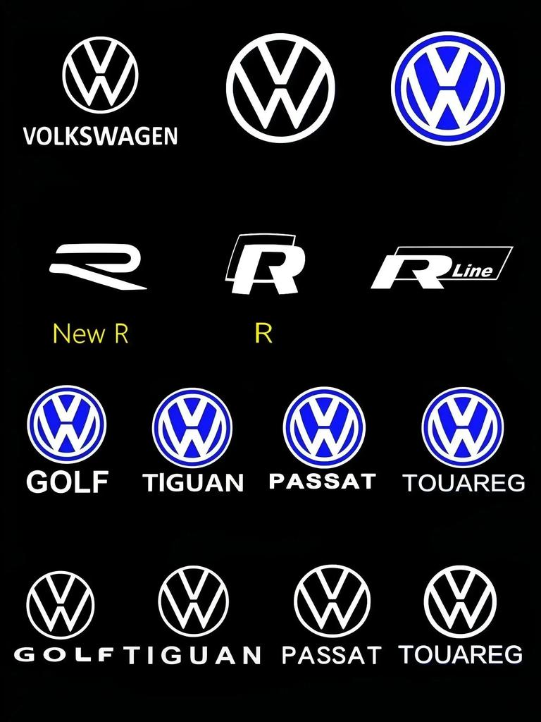 2PCS car LED logo door projection welcome light for VW R Golf 5 6 7 GTI GTD GTE 7N Touareg CC Passat B6 B7 B8 B9 C6 C7 C8 Tiguan