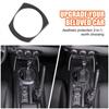 Soft Carbon Center Gear Trim Sticker For Mazda MX-5/Fiat 124/Abarth 124 AT 16+