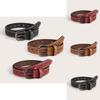 Girls Leatherlike Belt With Alloy Buckle For Daily Use And Office Attire
