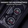 1/2pcs Car Coasters Water Cup Holder Pads Cup Slot Non-Slip Mat Interior Accessories For Honda civic accord cr-v fit crosstour FL3