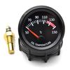 52mm Oil Pressure Gauge Universal 12V 0-7Bar Auto Car Oil Press Gauge LED Meter with Sensor For Racing Gauge Black