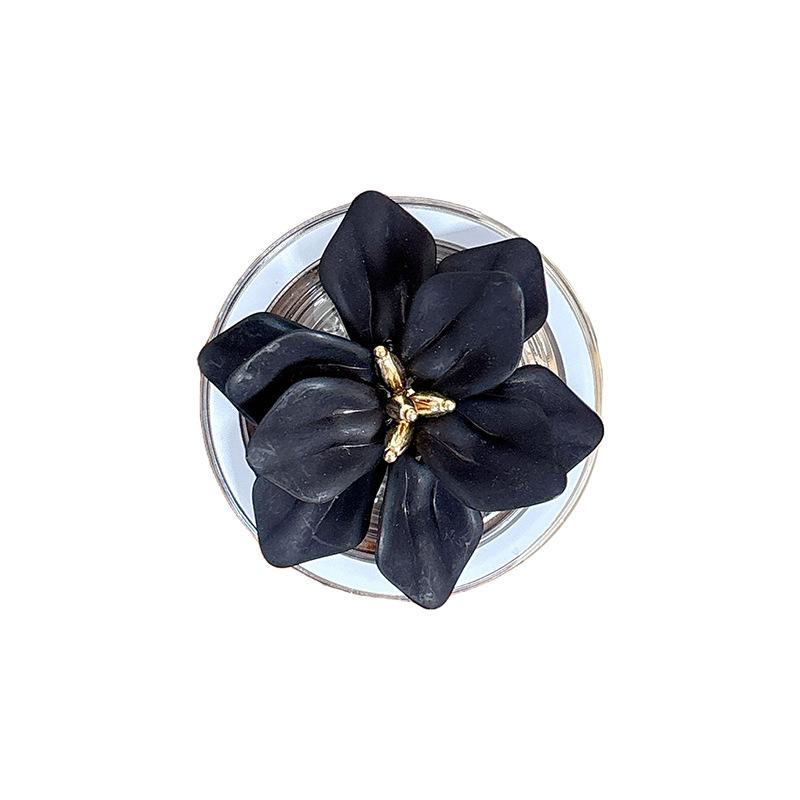 Small I Fresh Flower Fashion Mobile Phone Airbag Holder Solid Color Magnetic Suction Telescopic Internet Celebrity Girl Ring Party Gift