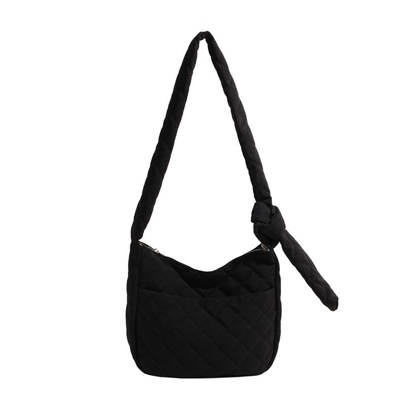 Nylon Cloth Bag Female Tote Bag Large Capacity Solid Color Can Be Messenger New Versatile Bag