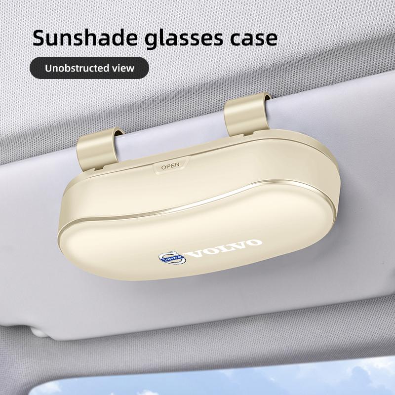 Fashion New Style Car Interior Glasses Box Glasses Case For Volvo XC60 S60 V40 V50 V60 S80 S40 C30 AWD C70 S40 S60 S80 S90