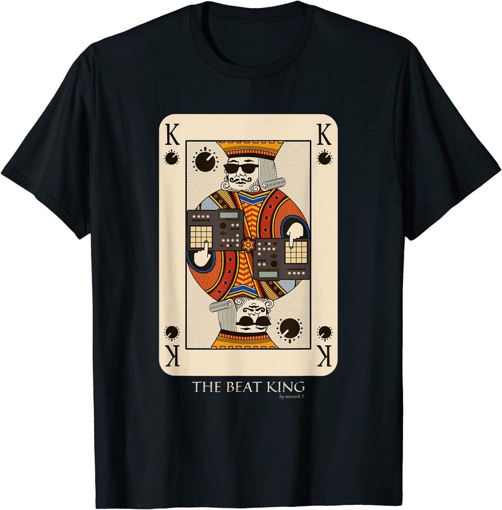Mens Beatmaker King for Music Producer and DeeJay T-Shirt S